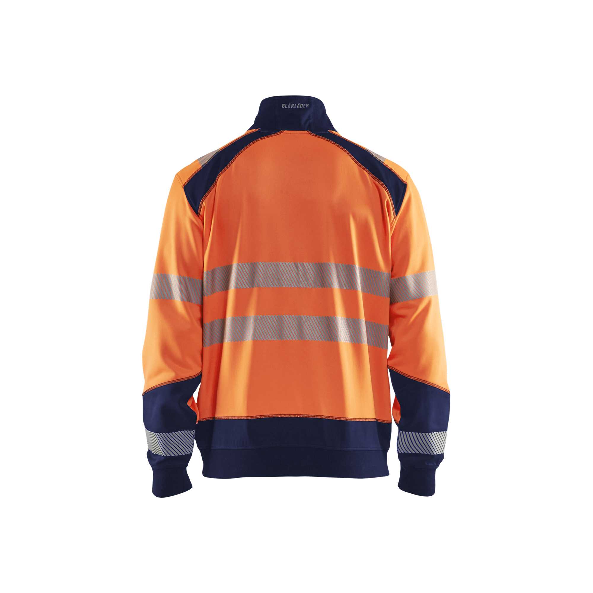 BLAKLADER 35582528 Hi Vis Reflective Full Zip Work Sweatshirt MEN - Brushed Inside